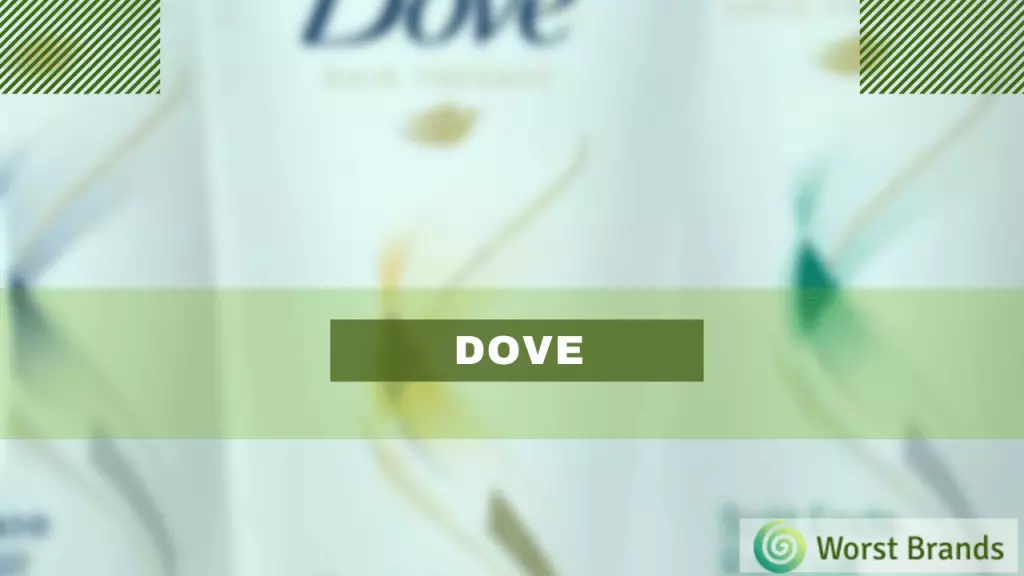 Dove-Bad shampoo brands