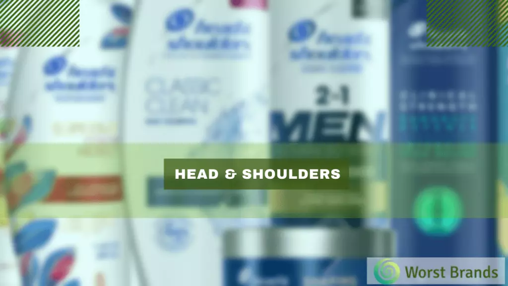 Head-Shoulders-Bad shampoo brands