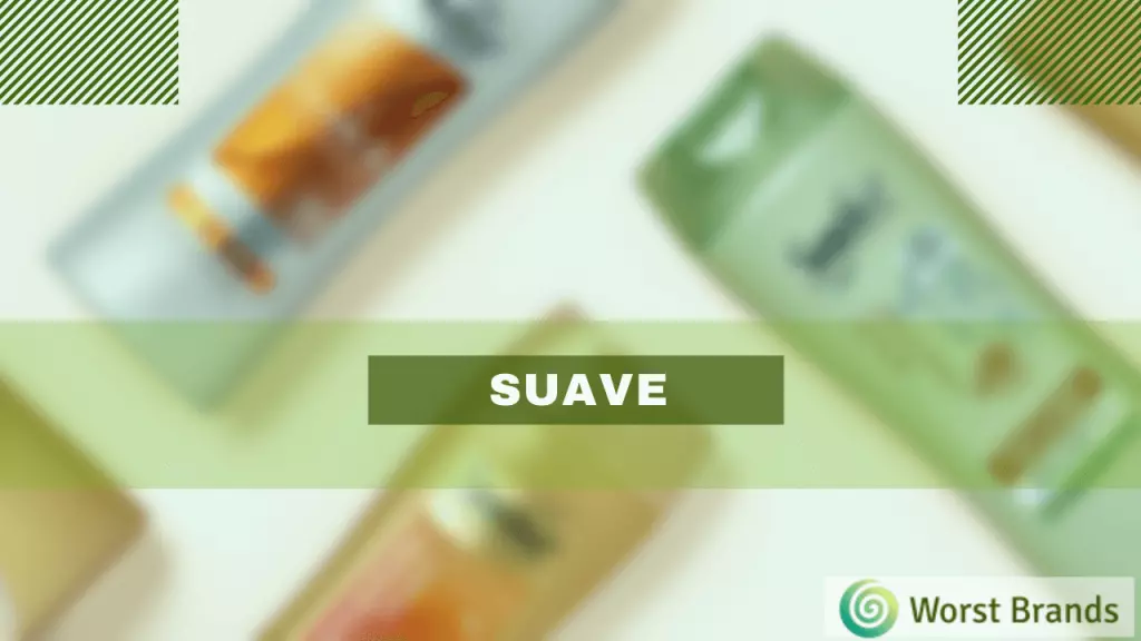 Suave-Bad shampoo brands list