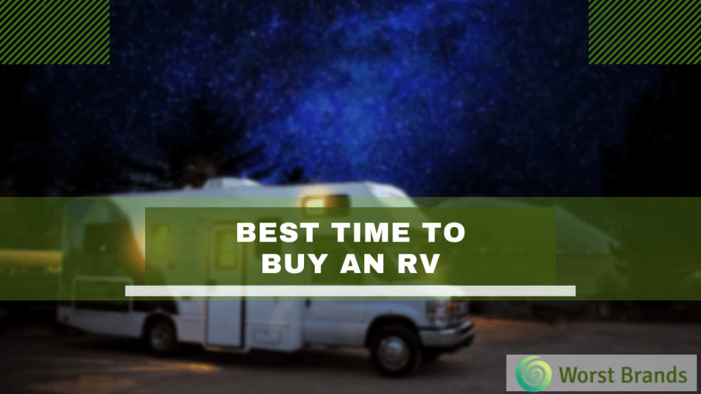 Best Time to Buy an RV