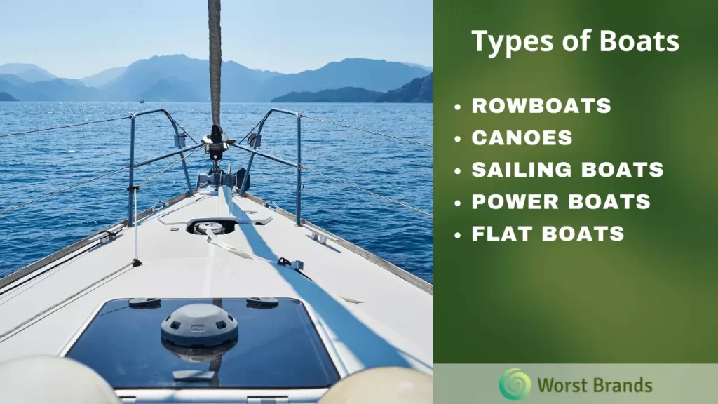 Types of Boats