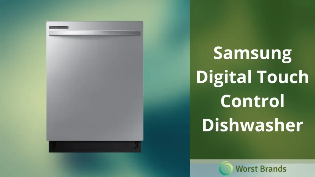 Samsung Digital Touch Control Dishwasher