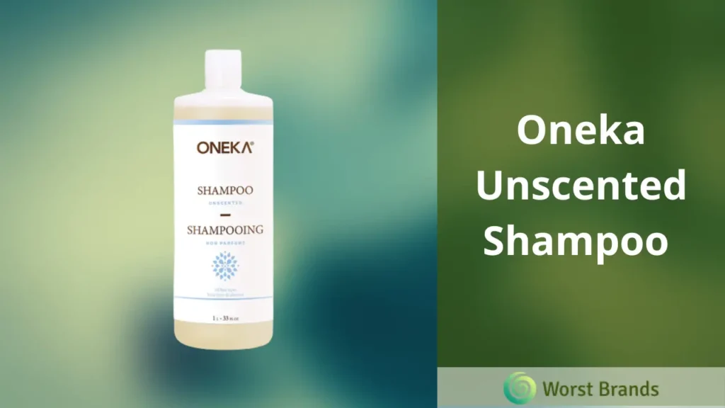 Oneka Unscented Shampoo 