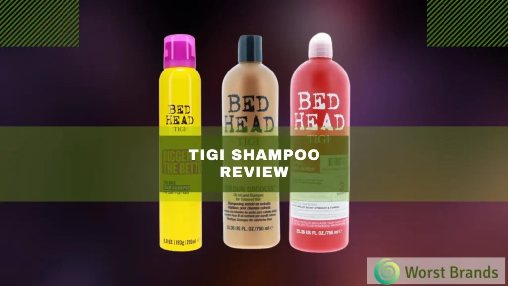 Tigi Shampoo Review