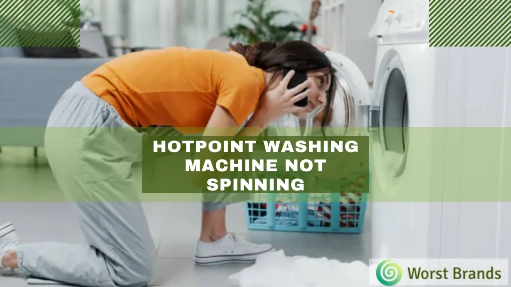 Hotpoint Washing Machine Not Spinning