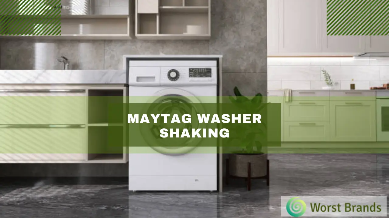 How To Fix Maytag Washer Shaking Violently On Spin Cycle - Worst Brands