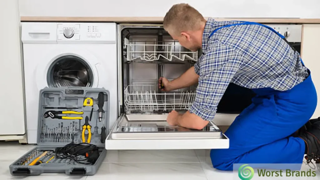 Repairing Kenmore dishwasher draining issue