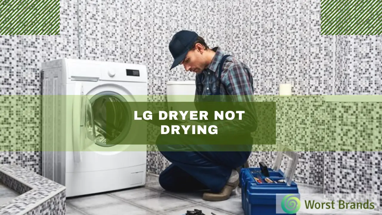 How to Fix LG Dryer Not Drying [Problem Solved] Worst Brands